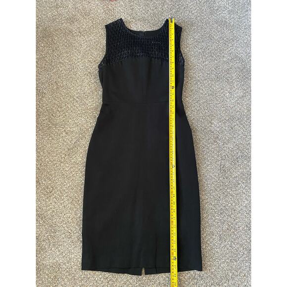 Roland Mouret Crew Neck Midi Length Dress for Banana Republic Dress Sz 4 Petite - Picture 7 of 9